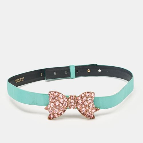 Satin Crystals Bow Waist Belt S - Oscar de la Renta - Modalova