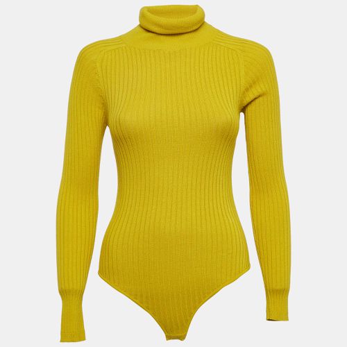 Chartreuse Rib Knit Axel Bodysuit M - L.F.Markey - Modalova