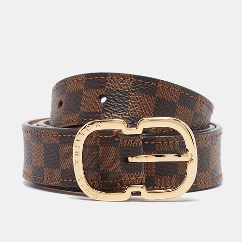 Mini Damier Ebene Canvas Trunk Buckle Belt 90 CM - Louis Vuitton - Modalova