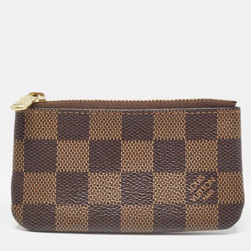 Damier Ebene Canvas Key Pouch - Louis Vuitton - Modalova