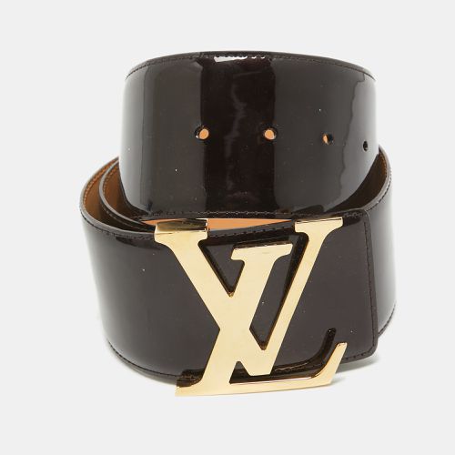 Amarante Vernis Leather LV Facettes Wide Belt 75CM - Louis Vuitton - Modalova