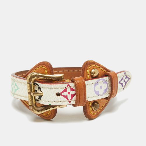 Theda Monogram Canvas Leather Tone Bracelet - Louis Vuitton - Modalova