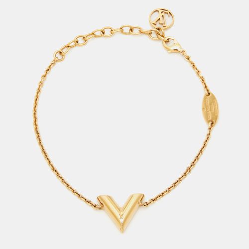 Essential V Tone Chain Link Bracelet - Louis Vuitton - Modalova