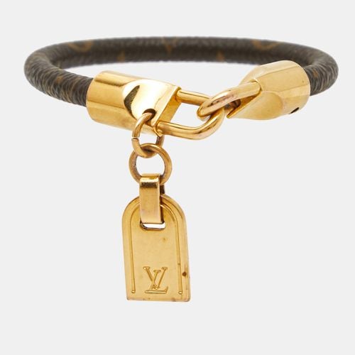 Monogram Luck It Canvas and Plated Metal Charm Bracelet - Louis Vuitton - Modalova