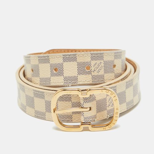 Damier Azur Canvas Mini Belt 90CM - Louis Vuitton - Modalova