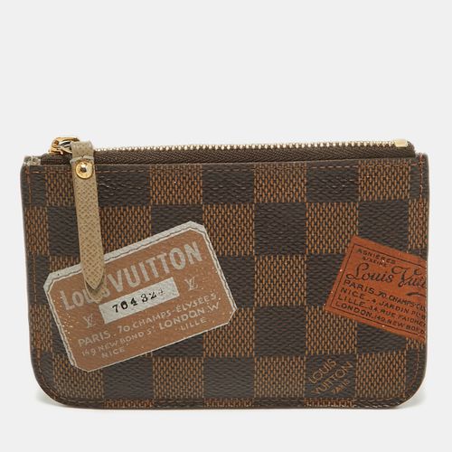 Damier Ebene Canvas Trunks and Bags Key Pouch - Louis Vuitton - Modalova