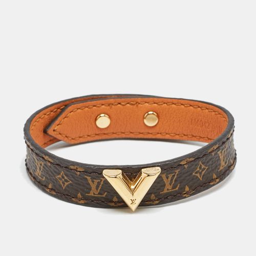 Essential V Monogram Canvas Tone Bracelet - Louis Vuitton - Modalova