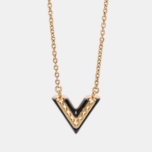 Essential V Lacquer Tone Necklace - Louis Vuitton - Modalova