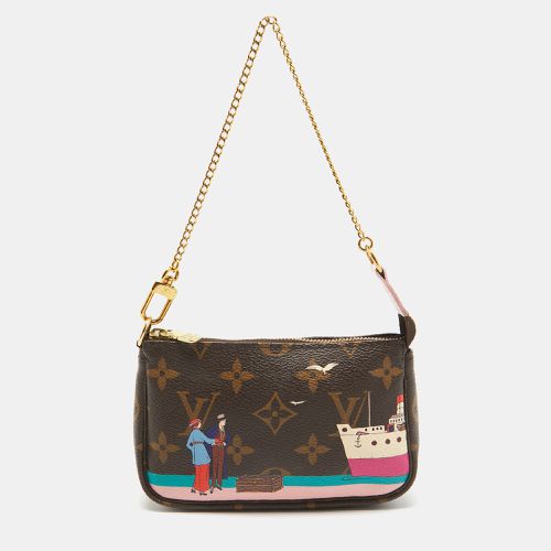 Monogram Canvas Printed Mini Pochette Accessoires Pouch - Louis Vuitton - Modalova