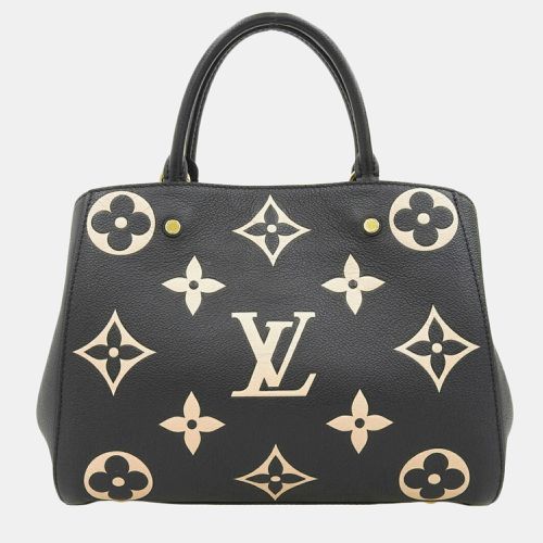 Bicolor Leather MM Montaigne Satchel Bag - Louis Vuitton - Modalova