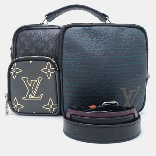 Canvas and Leather Monogram Eclipse Patchwork Messenger Bag - Louis Vuitton - Modalova