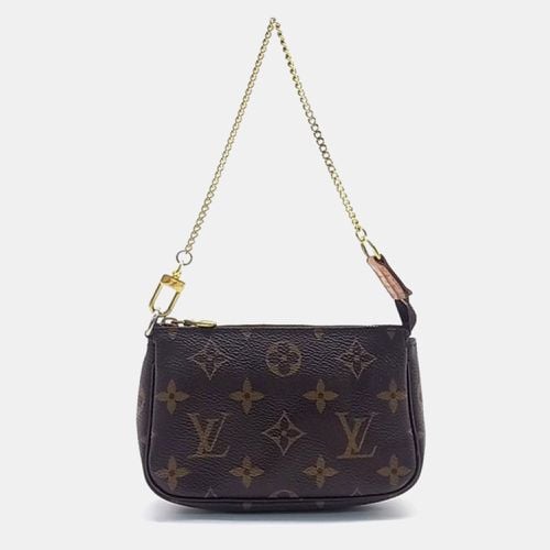 Coated Canvas Monogram Mini Pochette Accessories - Louis Vuitton - Modalova