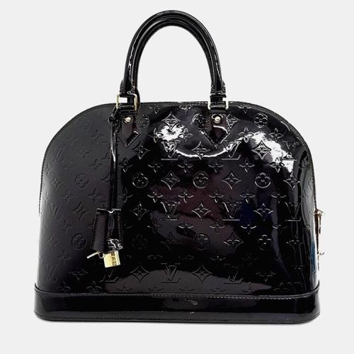 Brown Monogram Vernis Patent Leather GM Alma Top Handle Bag - Louis Vuitton - Modalova