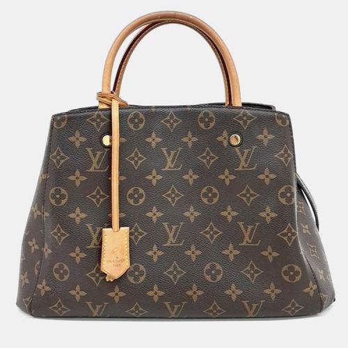 Monogram Canvas Montaigne MM Tote Bag - Louis Vuitton - Modalova