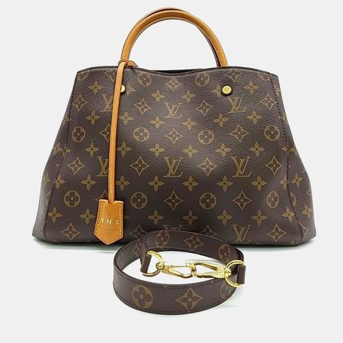 Monogram Canvas Montaigne MM Satchel Bag - Louis Vuitton - Modalova