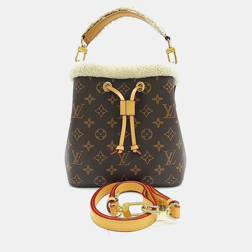 Monogram Canvas Shearling Neonoe BB Tote Bag - Louis Vuitton - Modalova