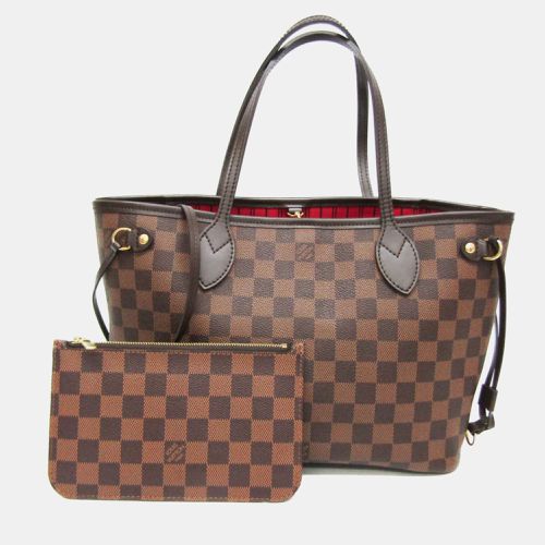 Damier Ebene Canvas Neverfull PM Tote Bag - Louis Vuitton - Modalova