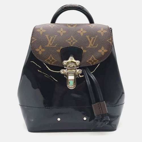 Brown/ Vernis with Monogram Canvas Hot Springs Backpack - Louis Vuitton - Modalova