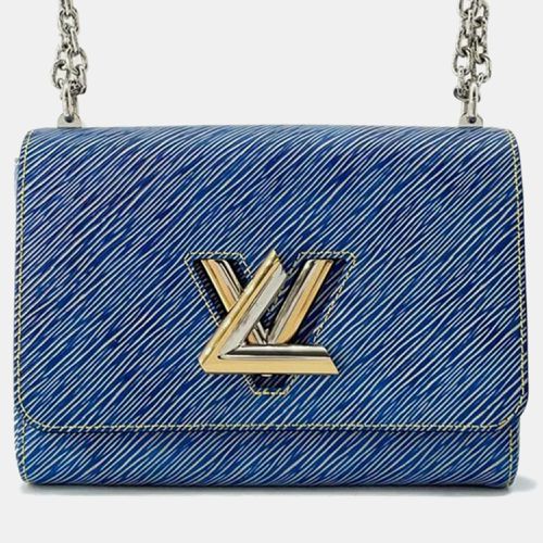 Denim Epi Leather Twist MM Shoulder Bag - Louis Vuitton - Modalova