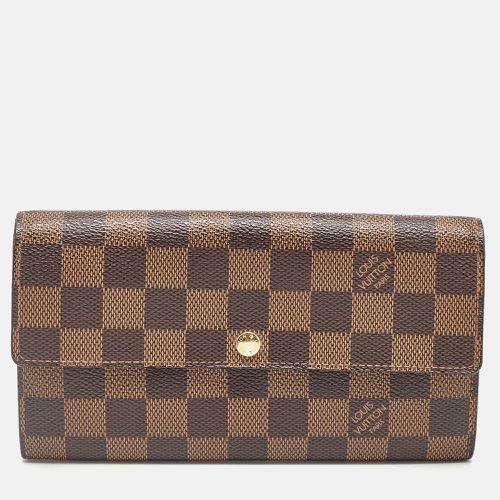 Damier Ebene Canvas Sarah Wallet - Louis Vuitton - Modalova