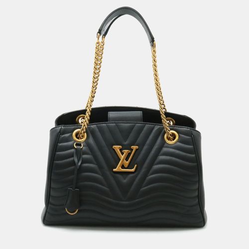 Noir Leather New Wave Chain Tote Bag - Louis Vuitton - Modalova