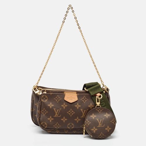 Khaki Monogram Canvas Multi Pochette Accessories Bag - Louis Vuitton - Modalova