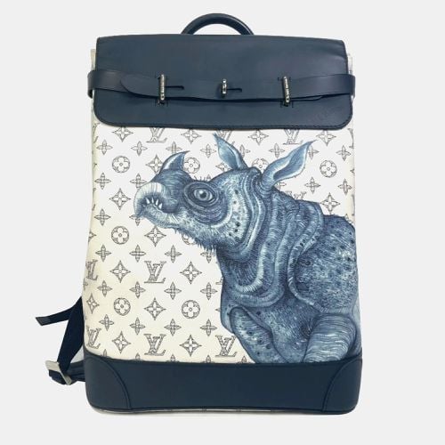 Leather and Canvas Savane Steamer Backpack - Louis Vuitton - Modalova