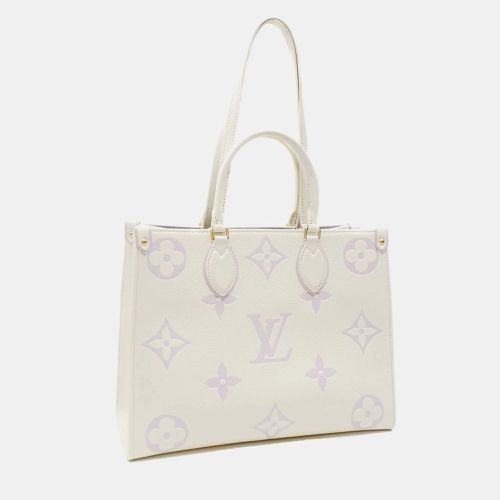 Bicolor Monogram Empreinte Leather Onthego MM Tote Bag - Louis Vuitton - Modalova