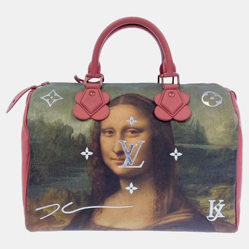 Graphic Print Masters Collection Speedy 30 Leonardo Da Vinci Satchel Bag - Louis Vuitton - Modalova