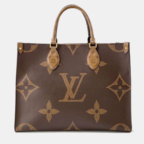 Onthego Red Monogram Monogram Reverse Canvas Monogram Giant MM Bag - Louis Vuitton - Modalova