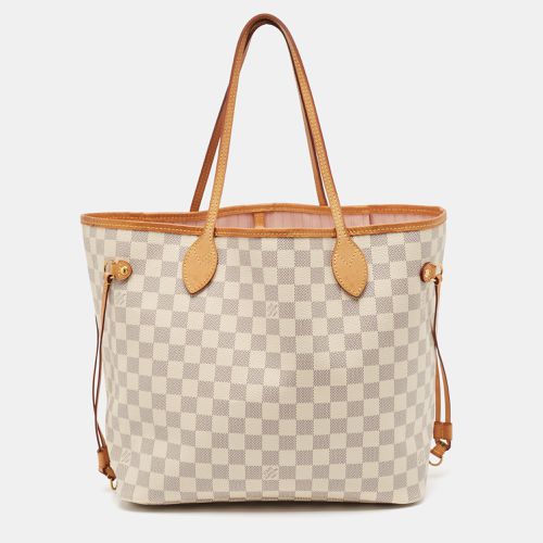 Damier Azur Canvas Neverfull MM Bag - Louis Vuitton - Modalova