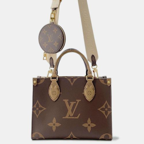 Monogram Monogram Reverse Canvas Monogram Giant Onthego bag PM - Louis Vuitton - Modalova