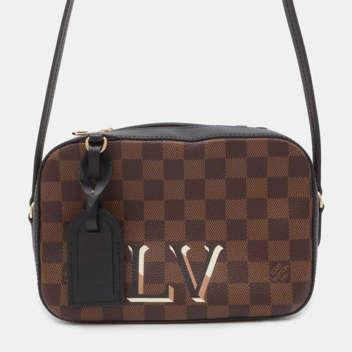 Noir Damier Ebene Canvas Smooth Cowhide Leather Santa Monica bag - Louis Vuitton - Modalova