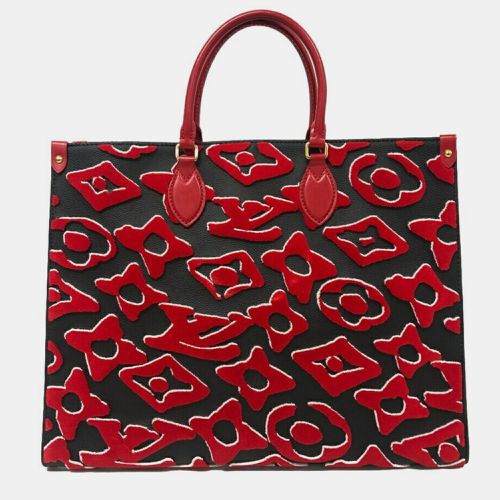 Red On The Go Gm Taffeta Tote Bag - Louis Vuitton - Modalova