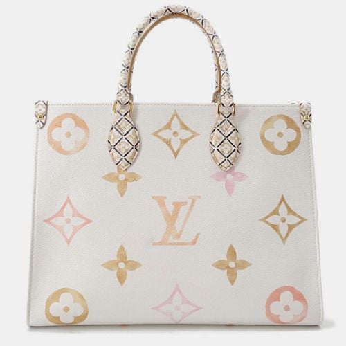 White/ Monogram LV by the Pool Onthego MM Bag - Louis Vuitton - Modalova