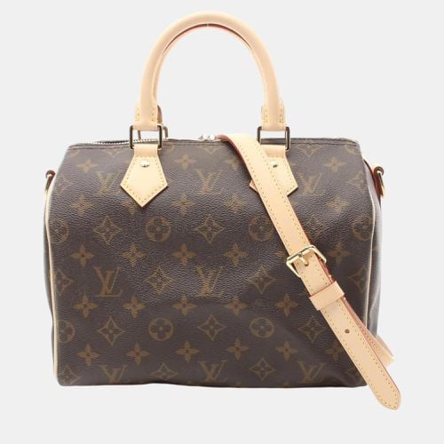 Coated Canvas Leather Speedy Bandouliere 25 Monogram Bag - Louis Vuitton - Modalova