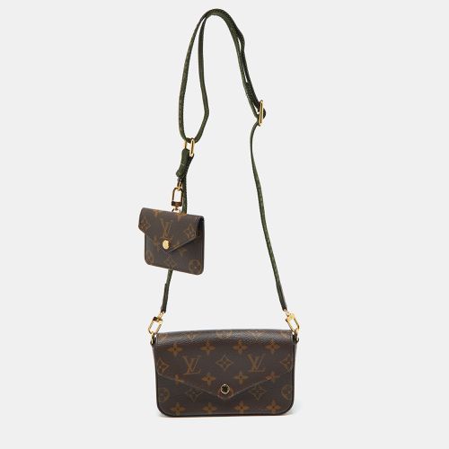 Khaki Monogram Canvas Félicie Strap & Go Bag - Louis Vuitton - Modalova