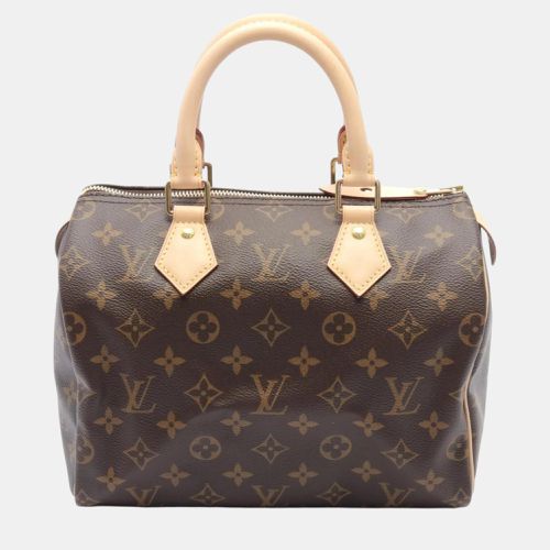 Coated Canvas Leather Speedy 25 Monogram Handbag - Louis Vuitton - Modalova