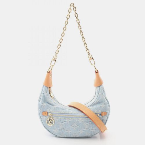 Denim Leather Loop Monogram Shoulder Bag - Louis Vuitton - Modalova