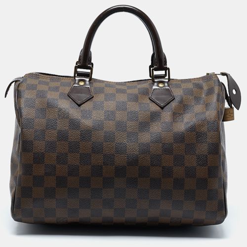 Damier Ebene Canvas Speedy 30 Bag - Louis Vuitton - Modalova