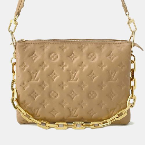 Camel Lambskin Monogram pattern Coussin Bag Size Pm - Louis Vuitton - Modalova