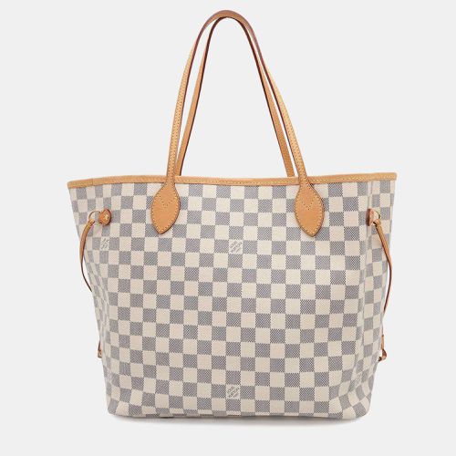 Damier Azur Neverfull Bag Size Mm - Louis Vuitton - Modalova