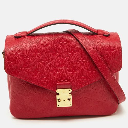 Cherry Monogram Empreinte Leather Pochette Metis Shoulder Bag - Louis Vuitton - Modalova