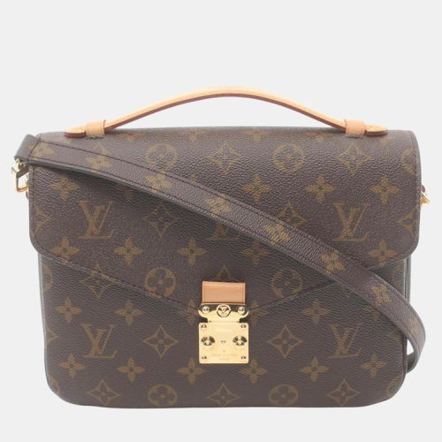 Coated Canvas Leather Monogram Metis Mm Pochette Handbag - Louis Vuitton - Modalova