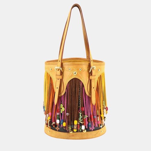 Noir Multi Monogram Bucket Fringe Shoulder Bag - Louis Vuitton - Modalova