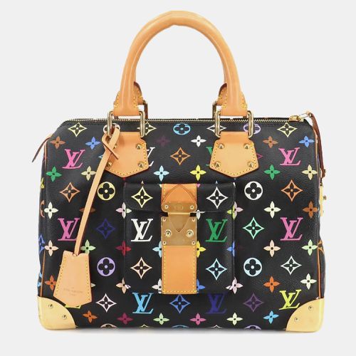 Noir Monogram Multicolor Speedy 30 Handbag - Louis Vuitton - Modalova