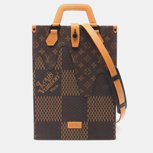 Coated Canvas Leather Damier Giant Lv Squared Tote Bag - Louis Vuitton - Modalova