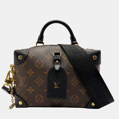 Monogram Petite Malle Souple Canvas Brown Gold Handbag - Louis Vuitton - Modalova