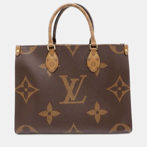 Monogram Reverse Giant On-The-Go Mm Tote Bag - Louis Vuitton - Modalova