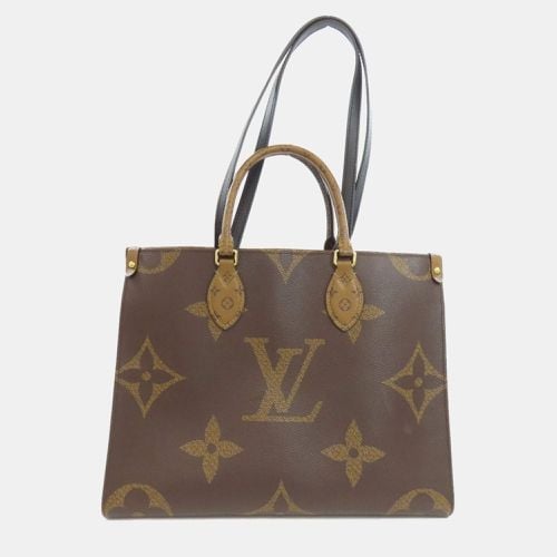 Giant Monogram Canvas On The Go Mm Tote Bag - Louis Vuitton - Modalova